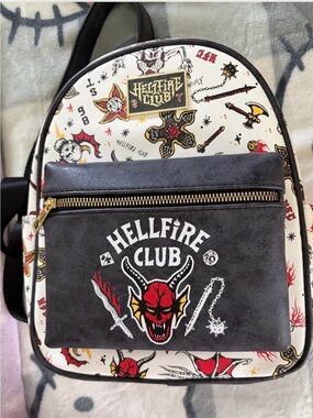 NWT Stranger Things Hellfire Club Mini Backpack BoxLunch Exclusive